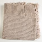 poncho gris clair