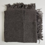 poncho gris fonce